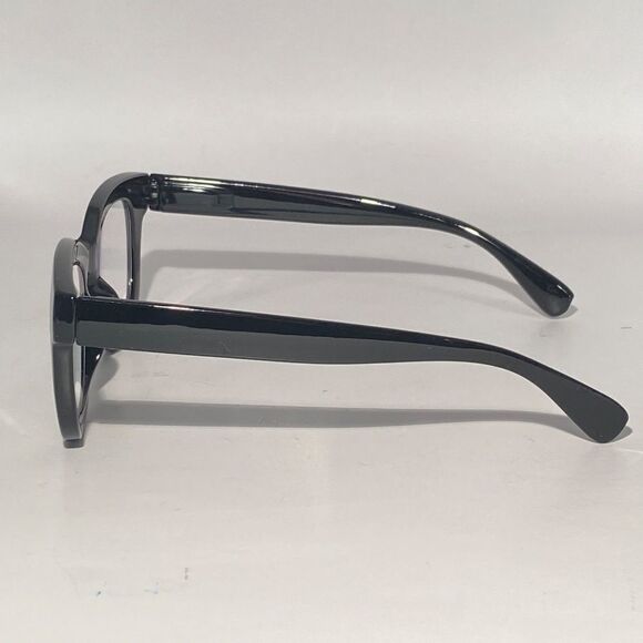 Mona Reading Glasses Black Frame Classic Square Readers +1.50 Magnification 1496 - Picture 4 of 9